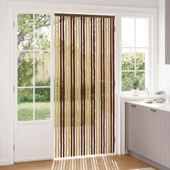 Perdea pentru insecte din chenille Maro și Bej 100 x 220 cm WALTI