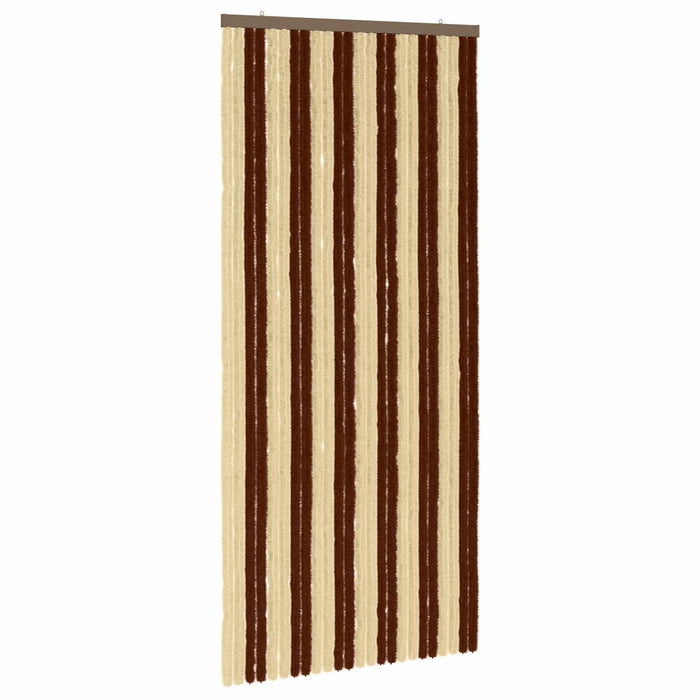 Perdea pentru insecte din chenille Maro și Bej 100 x 220 cm WALTI