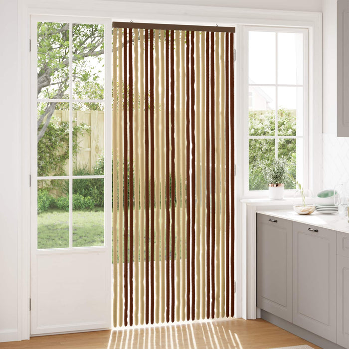 Perdea pentru insecte din chenille Maro și Bej 100 x 230 cm WALTI