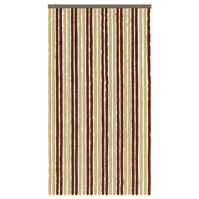 Perdea pentru insecte din chenille Maro și Bej 118 x 220 cm - WALTI WALTI