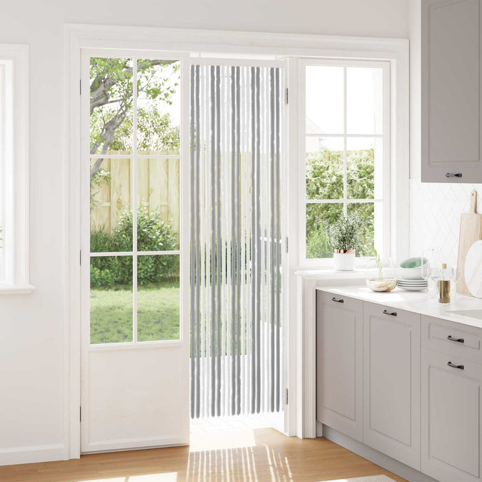 Perdea pentru insecte din chenille Gri și alb 56 x 200 cm WALTI
