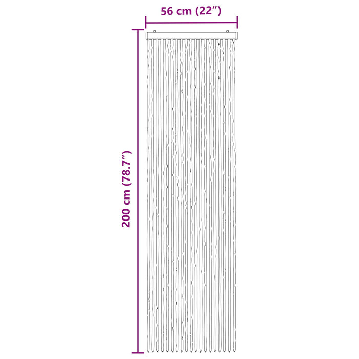 Perdea pentru insecte din chenille Gri și alb 56 x 200 cm WALTI