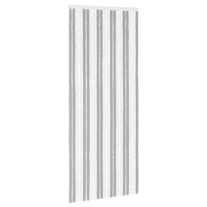 Perdea pentru insecte din chenille Gri și alb 90 x 220 cm - WALTI WALTI