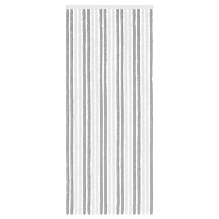 Perdea pentru insecte din chenille Gri și alb 90 x 220 cm - WALTI WALTI