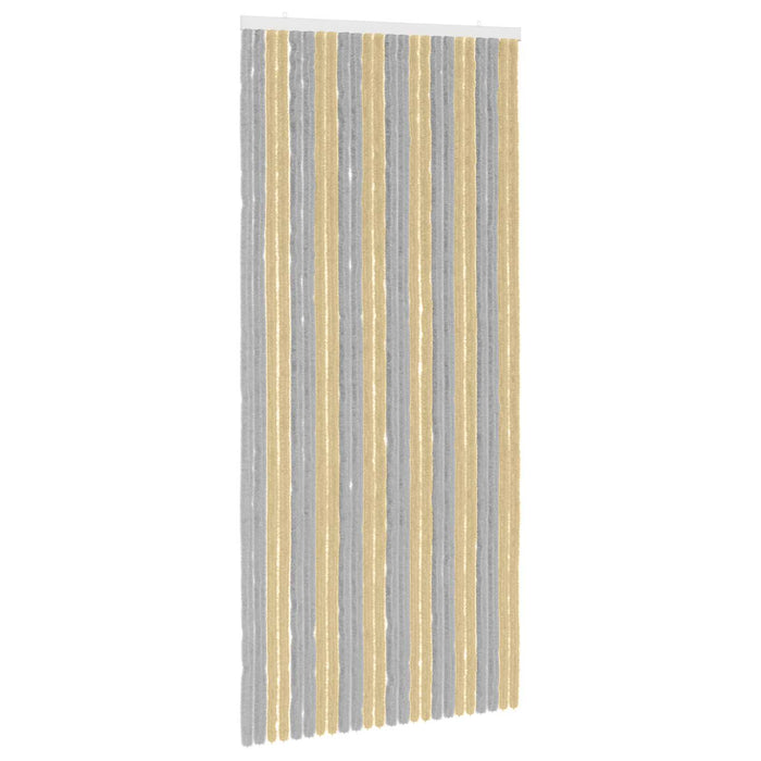Perdea pentru insecte din chenille Gri și Bej 100 x 220 cm WALTI