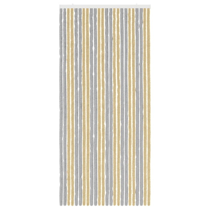 Perdea pentru insecte din chenille Gri și Bej 100 x 220 cm WALTI