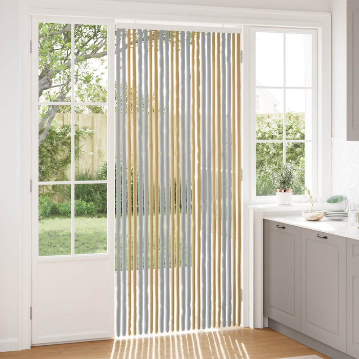 Perdea pentru insecte din chenille Gri și Bej 100 x 230 cm WALTI