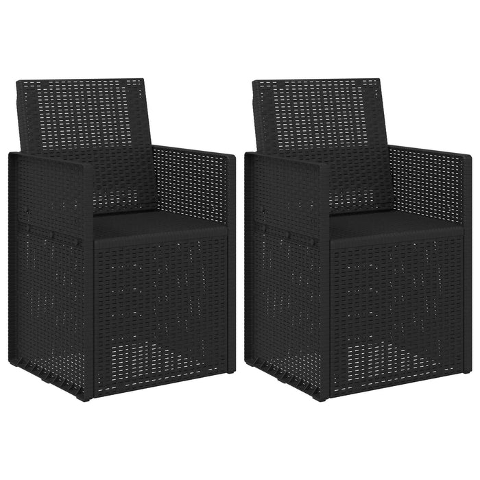 Scaune de Dining pentru Grădină 2 pcs Antracit PP - WALTI WALTI