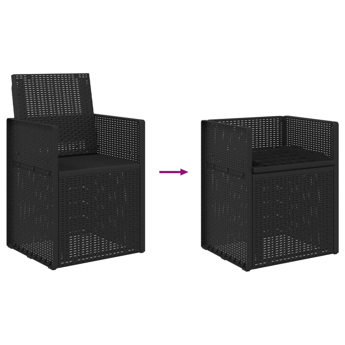 Scaune de Dining pentru Grădină 2 pcs Antracit PP - WALTI WALTI