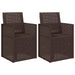 Scaune de Dining pentru Grădină 2 pcs Maro PP - WALTI WALTI