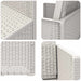 Scaune de Dining pentru Grădină 2 pcs Alb PP - WALTI WALTI