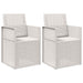 Scaune de Dining pentru Grădină 2 pcs Alb PP - WALTI WALTI