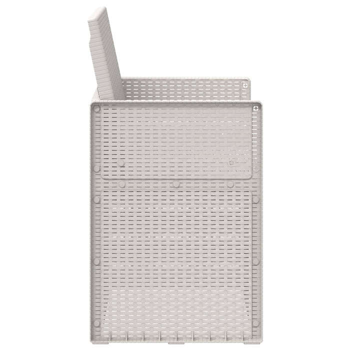 Scaune de Dining pentru Grădină 2 pcs Alb PP - WALTI WALTI