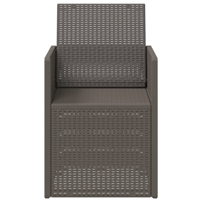 Scaune de Dining pentru Grădină 2 pcs Gri deschis PP - WALTI WALTI