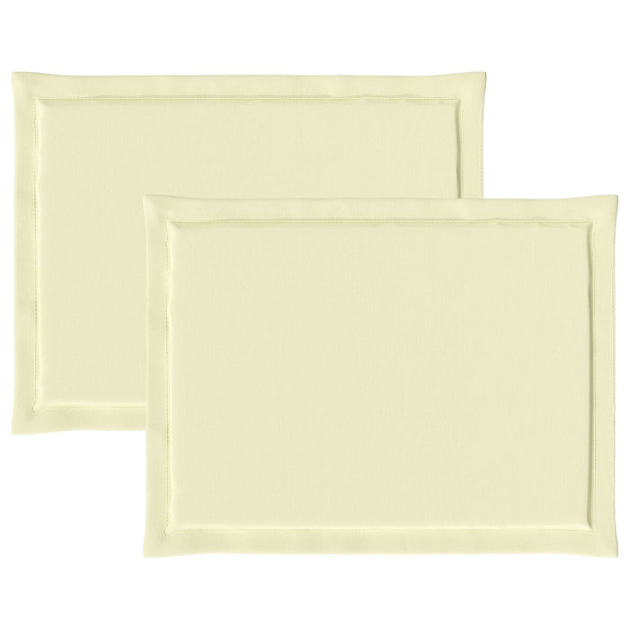 Perne de Șezut 2 pcs Crem 47 x 36 x 2 cm Poliester - WALTI WALTI