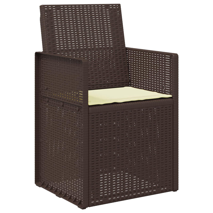 Perne de Șezut 2 pcs Crem 47 x 36 x 2 cm Poliester - WALTI WALTI