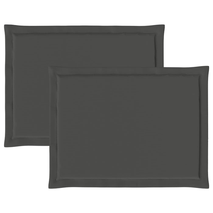 Perne de Șezut 2 pcs Antracit 47 x 36 x 2 cm Poliester WALTI