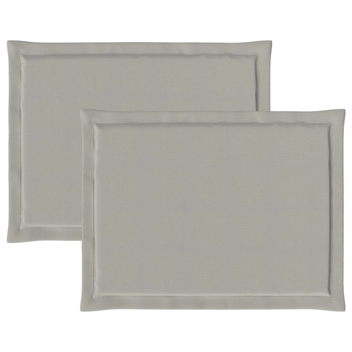 Perne de Șezut 2 pcs Gri deschis 47 x 36 x 2 cm Poliester WALTI