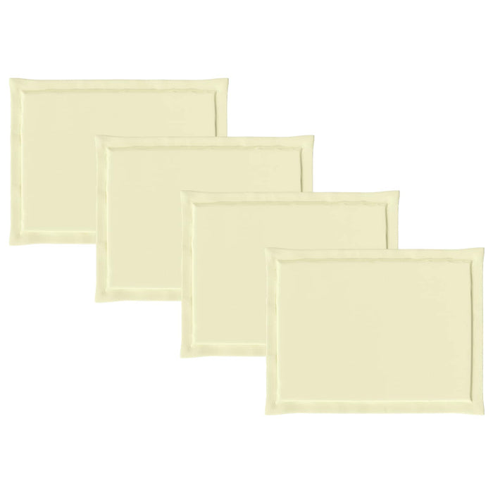 Perne de Șezut 4 pcs Crem 47 x 36 x 2 cm Poliester WALTI