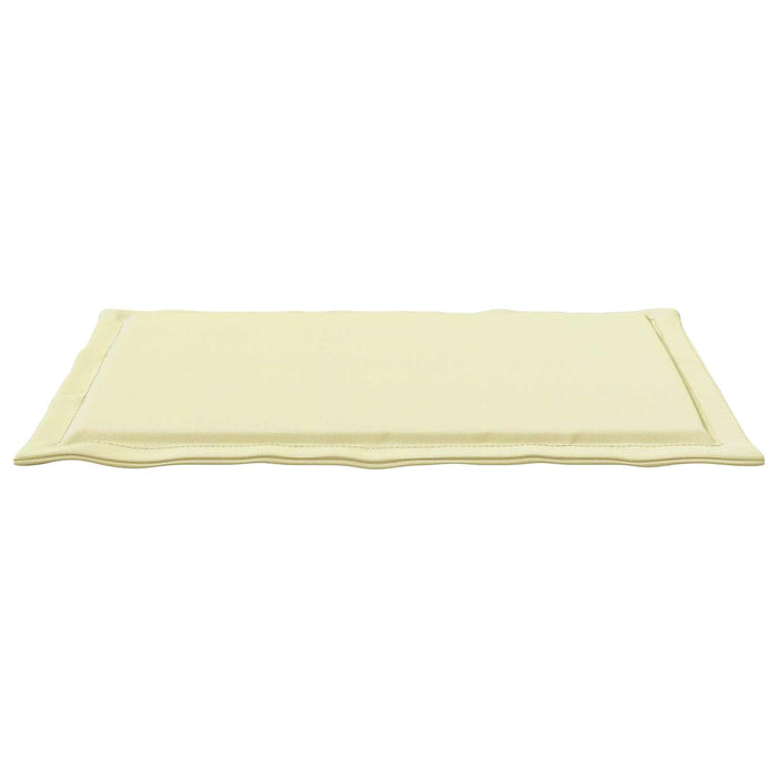 Perne de Șezut 4 pcs Crem 47 x 36 x 2 cm Poliester WALTI