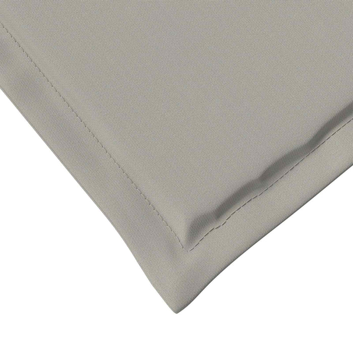 Perne de Șezut 4 pcs Gri deschis 47 x 36 x 2 cm Poliester WALTI