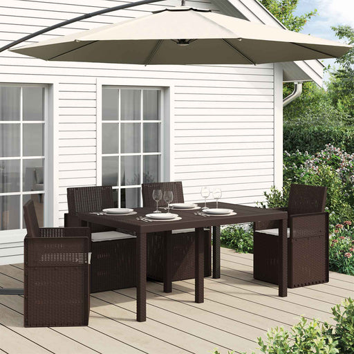 Perne de Șezut 4 pcs Gri deschis 47 x 36 x 2 cm Poliester - WALTI WALTI