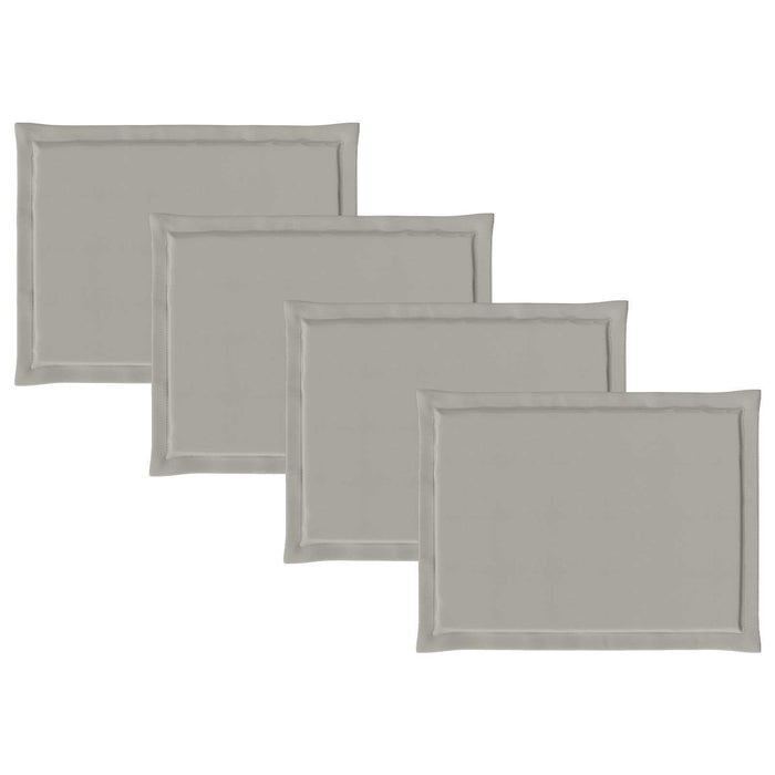 Perne de Șezut 4 pcs Gri deschis 47 x 36 x 2 cm Poliester WALTI
