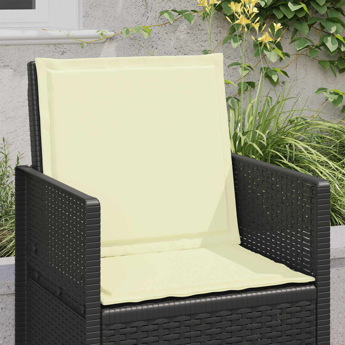Perne pentru șezut și spătar 2 pcs Crem 47 x 45 x 2 cm WALTI