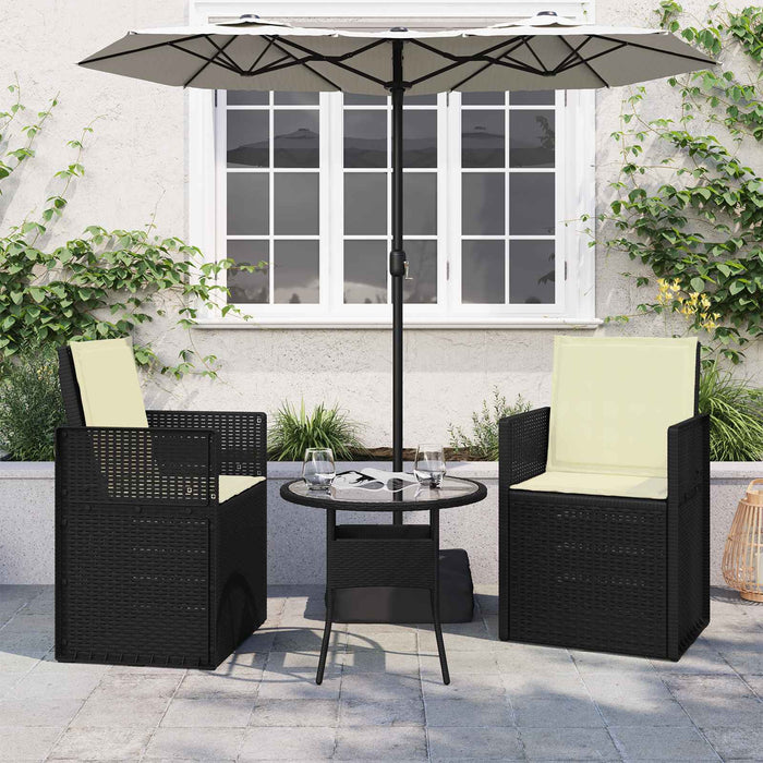 Perne pentru șezut și spătar 2 pcs Crem 47 x 45 x 2 cm WALTI