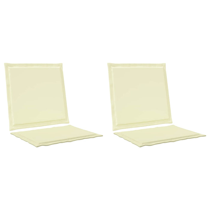 Perne pentru șezut și spătar 2 pcs Crem 47 x 45 x 2 cm WALTI