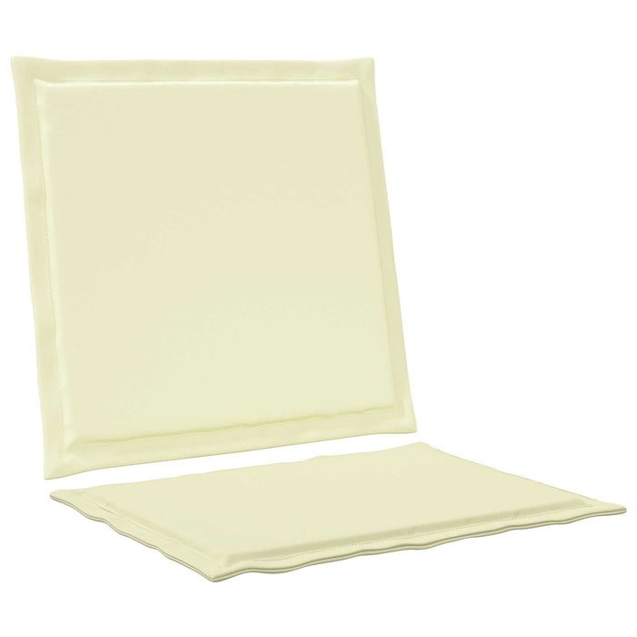 Perne pentru șezut și spătar 2 pcs Crem 47 x 45 x 2 cm WALTI