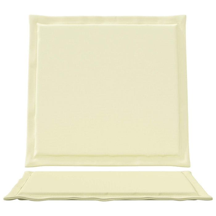 Perne pentru șezut și spătar 2 pcs Crem 47 x 45 x 2 cm WALTI