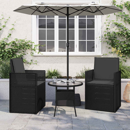 Perne pentru șezut și spătar 2 pcs Antracit 47 x 45 x 2 cm - WALTI WALTI