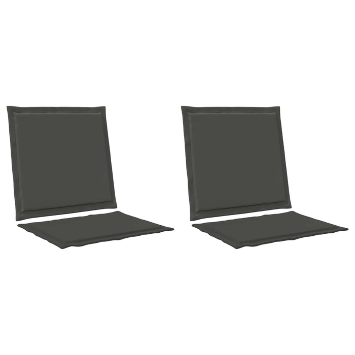Perne pentru șezut și spătar 2 pcs Antracit 47 x 45 x 2 cm WALTI