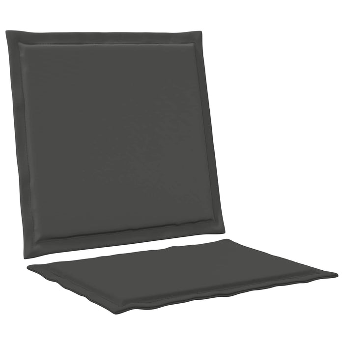 Perne pentru șezut și spătar 2 pcs Antracit 47 x 45 x 2 cm WALTI