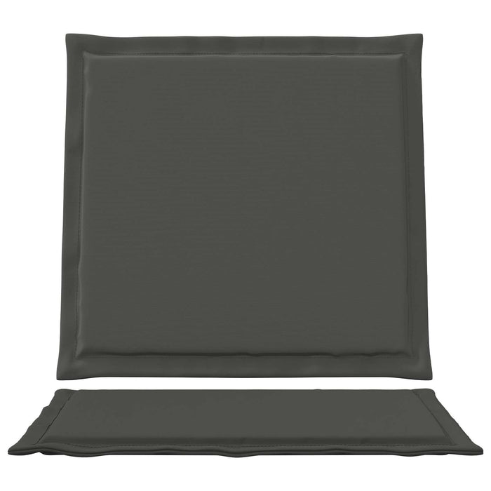 Perne pentru șezut și spătar 2 pcs Antracit 47 x 45 x 2 cm WALTI