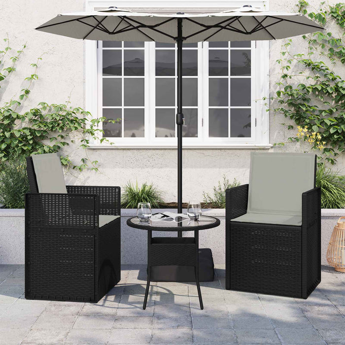 Perne pentru șezut și spătar 2 pcs Gri deschis 47 x 45 x 2 cm WALTI