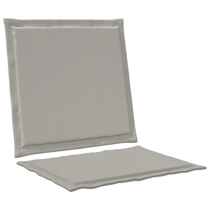 Perne pentru șezut și spătar 2 pcs Gri deschis 47 x 45 x 2 cm WALTI