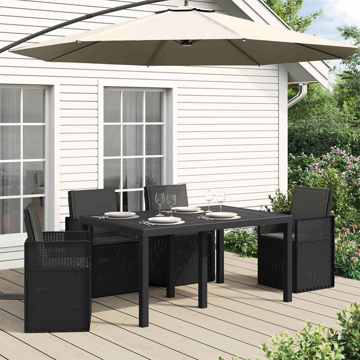 Perne pentru șezut și spătar 4 pcs Antracit 47 x 45 x 2 cm WALTI