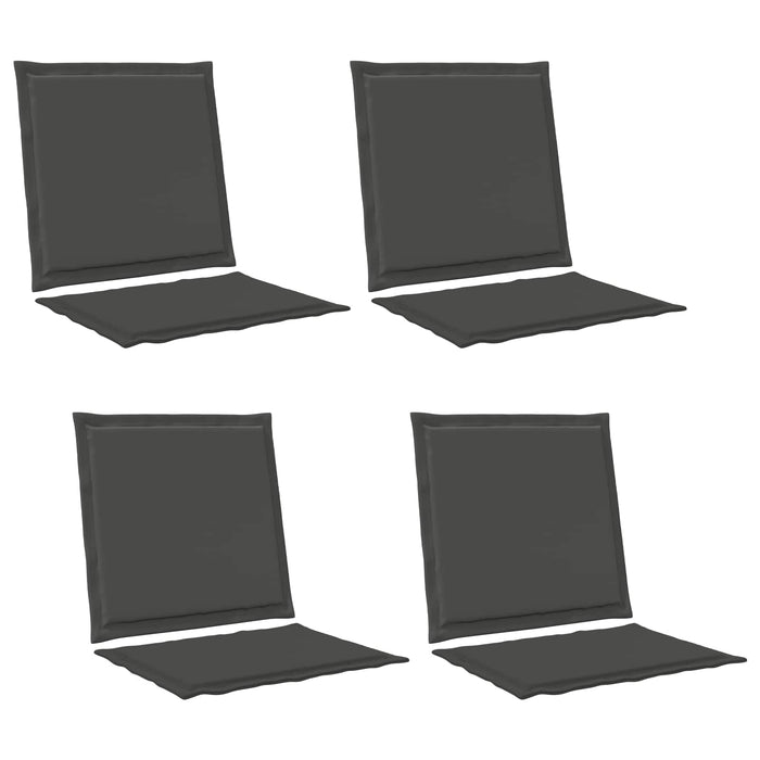 Perne pentru șezut și spătar 4 pcs Antracit 47 x 45 x 2 cm WALTI