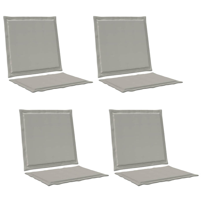 Perne pentru șezut și spătar 4 pcs Gri deschis 47 x 45 x 2 cm WALTI