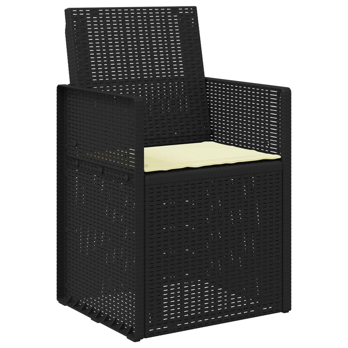Scaune de Dining pentru Grădină 2 pcs Antracit și crem PP - WALTI WALTI