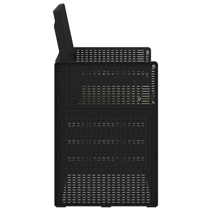 Scaune de Dining pentru Grădină 2 pcs Antracit și crem PP - WALTI WALTI