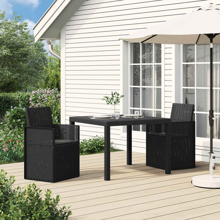Scaune de Dining pentru Grădină 2 pcs Antracit PP - WALTI WALTI