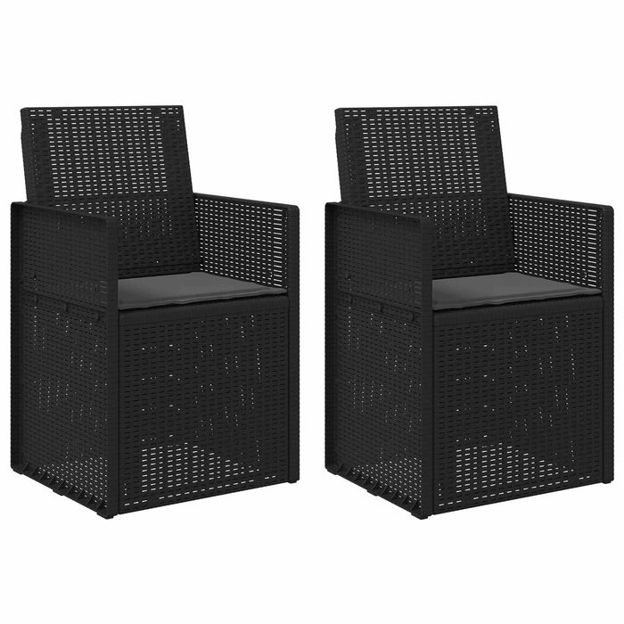Scaune de Dining pentru Grădină 2 pcs Antracit PP - WALTI WALTI
