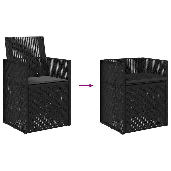Scaune de Dining pentru Grădină 2 pcs Antracit PP - WALTI WALTI