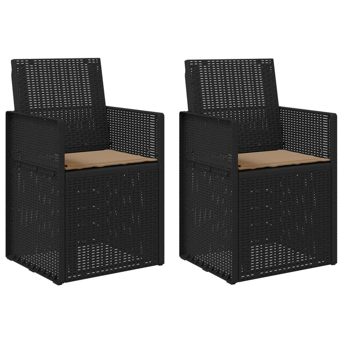 Scaune de Dining pentru Grădină 2 pcs Antracit și Taupe PP - WALTI WALTI