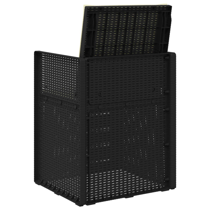 Scaune de Dining pentru Grădină 2 pcs Antracit și crem PP - WALTI WALTI