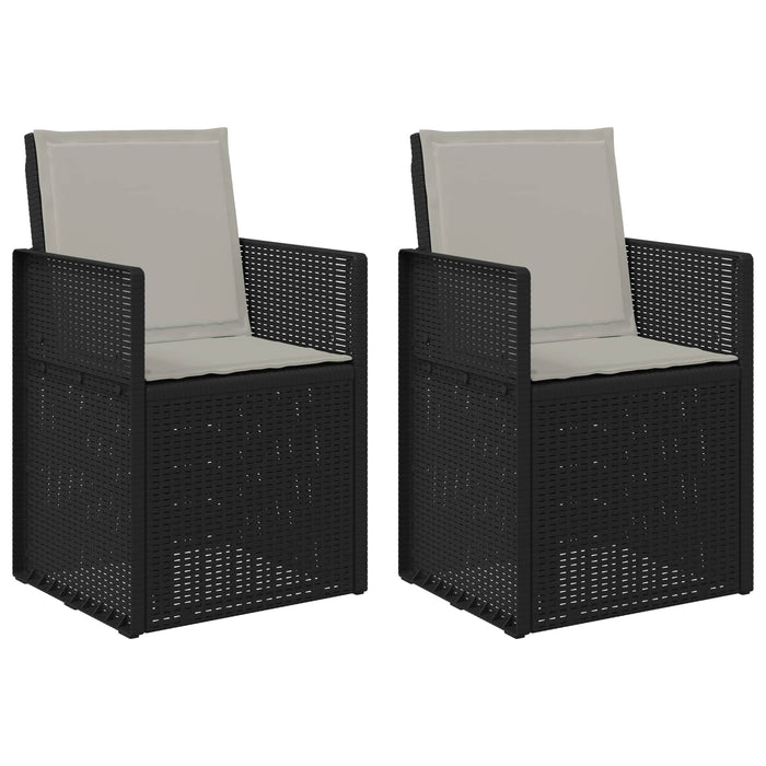 Scaune de Dining pentru Grădină 2 pcs Antracit, Gri deschis PP - WALTI WALTI