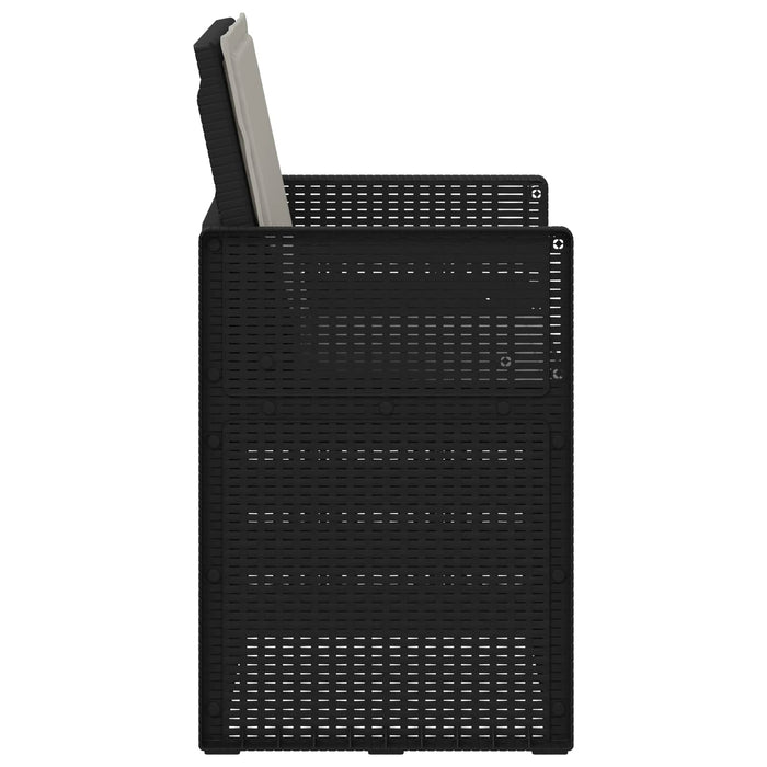 Scaune de Dining pentru Grădină 2 pcs Antracit, Gri deschis PP - WALTI WALTI